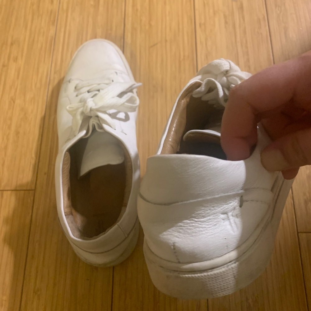 Frye white sneakers